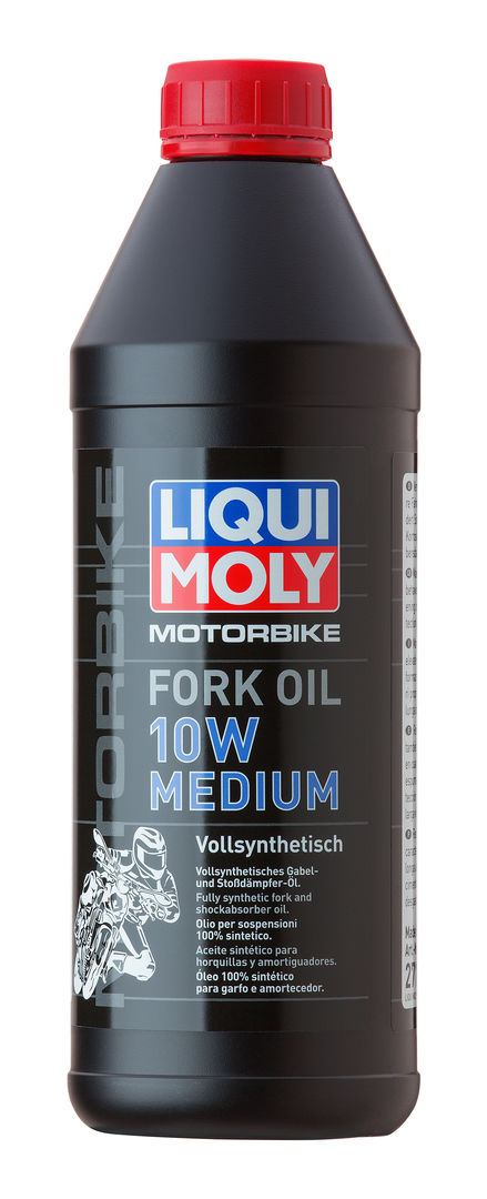 LIQUI MOLY Motorrad Fork Oil Medium 10W д/Bилок и амортизатор.